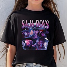 P 33424 Demon Hunters Round Ne T-Shirt ��ħT�� ŷ����