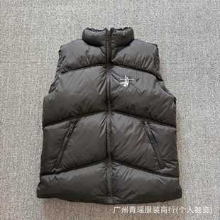 Cross-Border Export Stu Vest Autumn and Winter Thickeneded Warm Cotton Vest Vest Jacket Casual Trendyy Cotton Vest