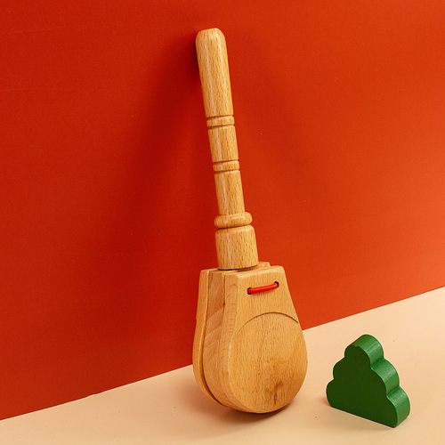 Wooden soundboard with handle Orff early education music toy children's percussion instrument da da dance board professional jujube board