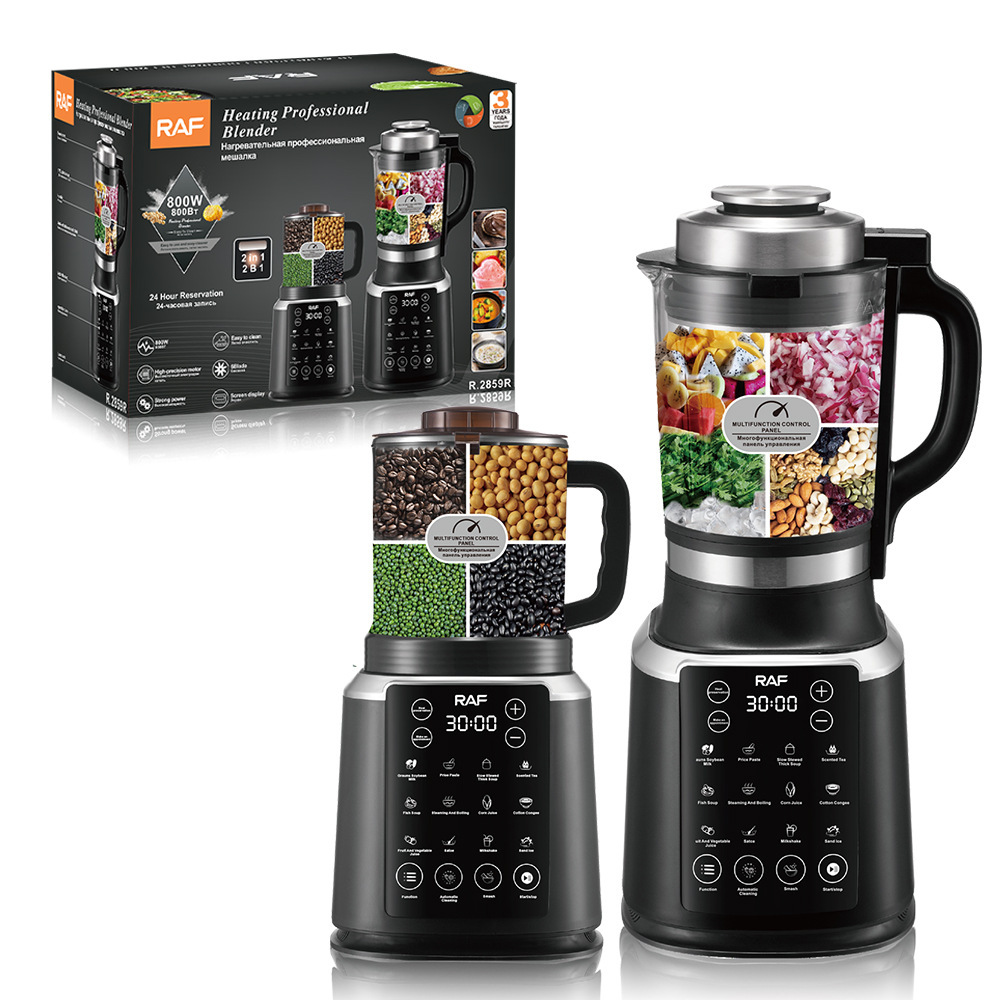 La máquina de jugo multifunción transfronteriza europea puede calentar la máquina de leche de soja, el molino seco, el batido, el hielo raspado, la limpieza automática