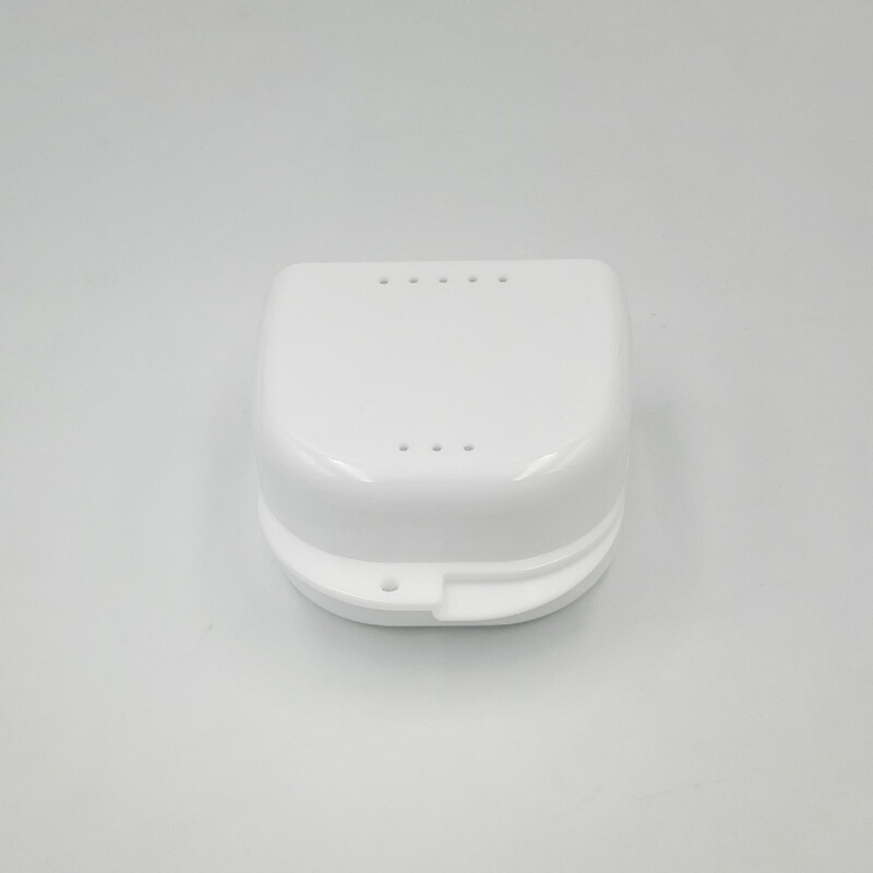 全口保持器收纳盒便携式牙套盒牙科正畸带孔假牙盒隐形牙套储存盒|undefined