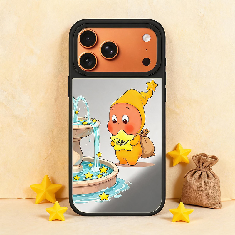 Star People Mobile Phone Case Suitable for Apple 17Pm, Cute and Anti-Fall, 16Promax, High-Looking and Stylish Protective Case for Girls, 15