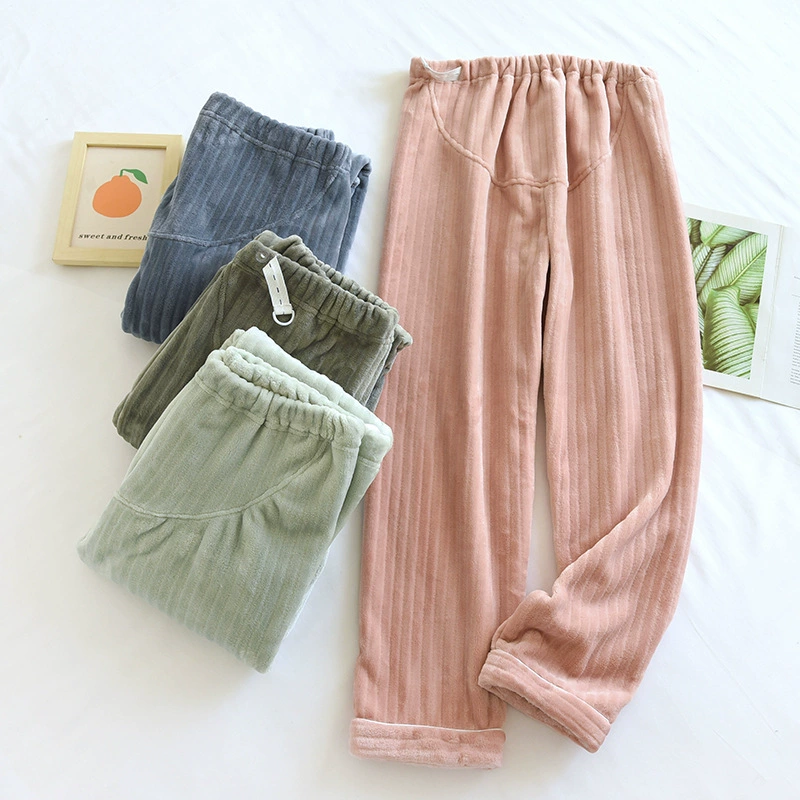 Фланелевые Брюки для беременных осень-зима плюс размер утолщенный коралловый флис для беременных женщин плюс размер регулируемые брюки с высокой талией для поддержки живота