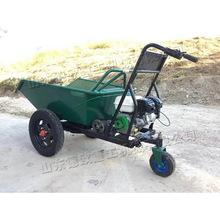 小型家用粮食手扶搬运车 手推式三轮运输车建筑工程手水泥搬运车