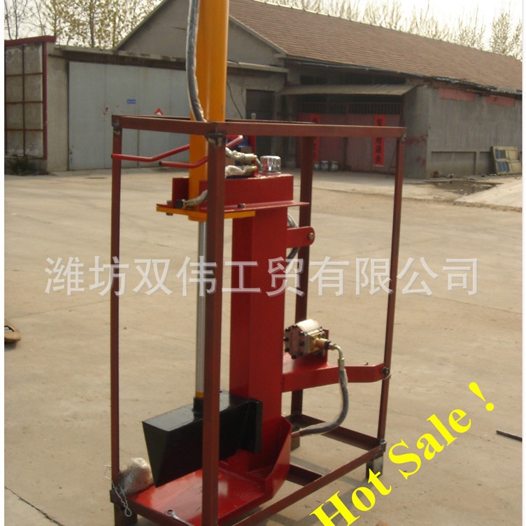 拖拉机带动圆木树枝劈木机 小型液压立式劈柴机 小型树根劈木机