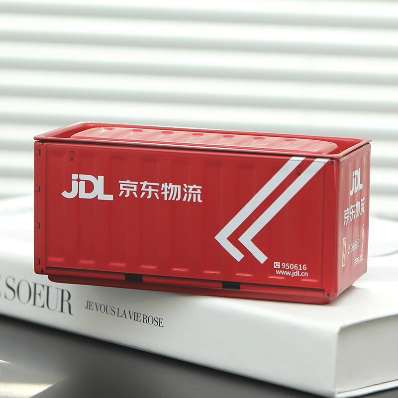 跨境迷你集装箱收纳盒合金微缩模型摆件桌搭盲盒萌粒收纳工业风货|undefined