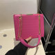 Versatile fashion commuter chain underarm bag 2023 early spring new textured shoulder messenger bag large capacity small square bag