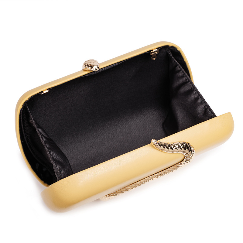 New Simple Rhinestone Evening Bag Black Clutch Fashion Shoulder Crossbody Small Wallet Urban Banquet Party Bag - Thumbnail 4