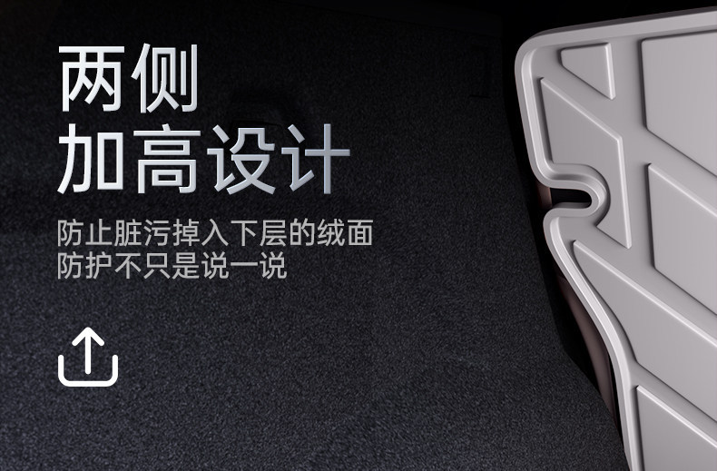 Suitable for the new AITO M9 trunk mat TPE26 model, five or six-seater Huawei car interior modification decorative accessories floor mat