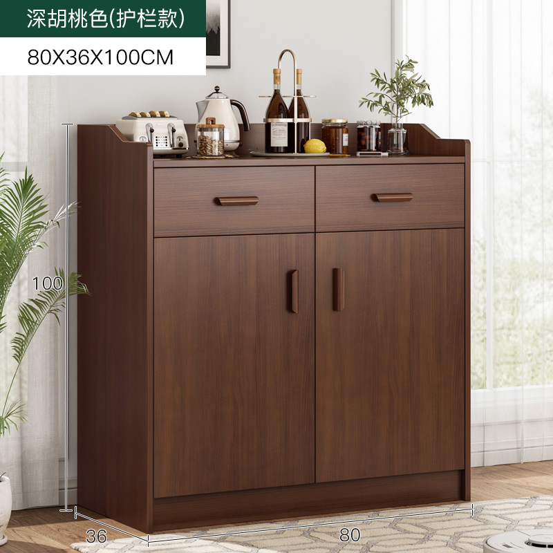 Comedor de té estilo chino sala de estar contra la pared armario de cocina contra la pared armario de almacenamiento con puerta casero multifuncional comedor