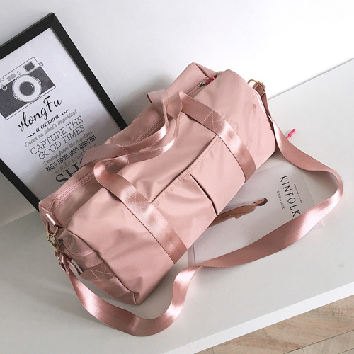 Wholesale dry-wet separation yoga bag for women, Oxford cloth swimming bag, travel luggage bag, large capacity, short trip travel bag