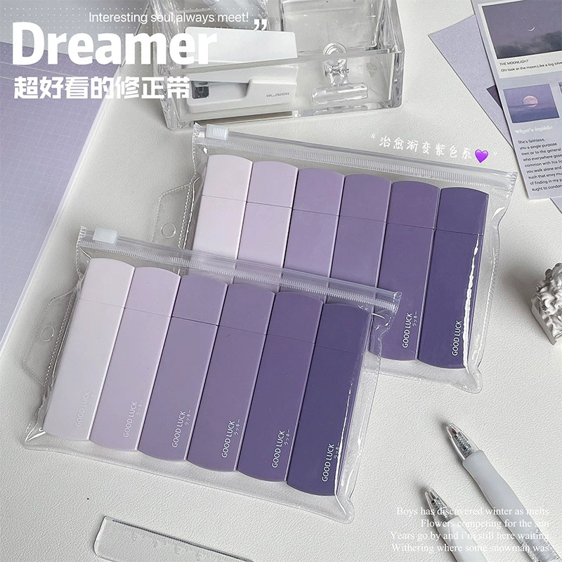 Портативная корректирующая лента Студенты используют измененную ленту без следов