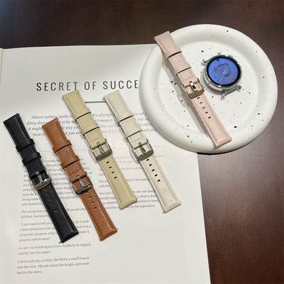 For Huawei Watch GT4 Watch Strap Leather Plaid Women's New Replacement Wristband 41/18mm