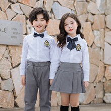 幼儿园园服学院校服儿童班服英伦风三件套小学生合唱演出服春秋装