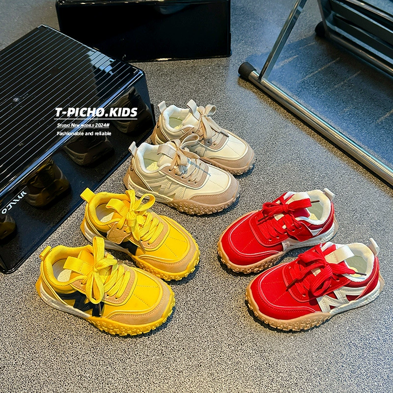 Детская мода A-Gump Осень 2024 Новая спортивная обувь для девочек