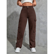 H 62960 Vintage Cargo Womens Jeans ���Ŷ�ڴ�Ůʿ��װ��