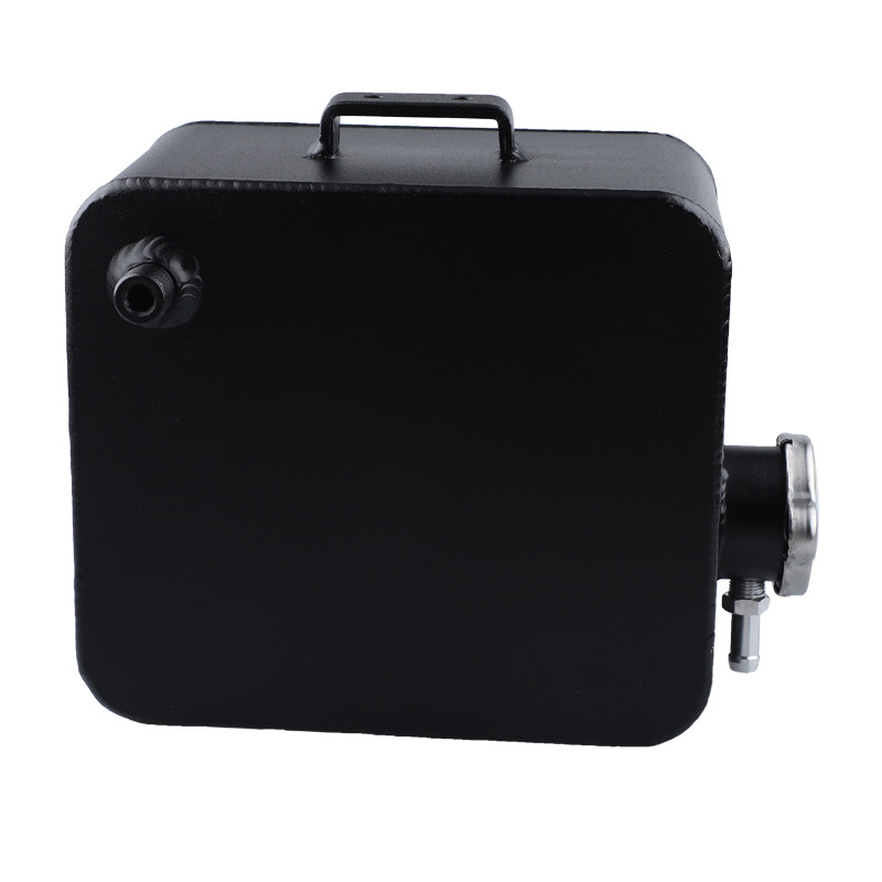 5l large capacity car modification universal aluminum alloy water tank auxiliary water tank cooling kettle expansion water tank cover