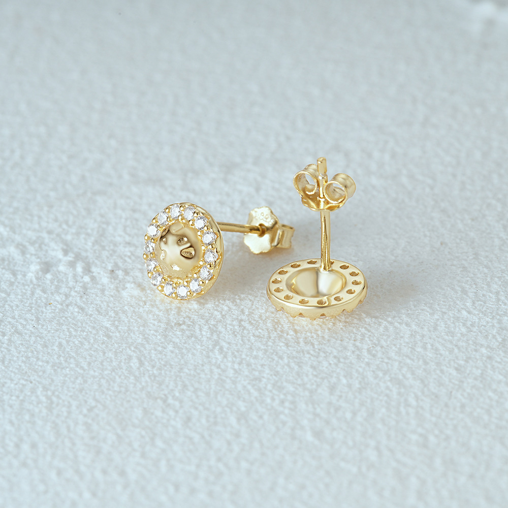 6g Weight 925 Sterling Silver Ear Needle Material Zircon Inlay Material Ear Studs Classification 1 Pair Quantity Daily, Street Occasion 925 Sterling Silver Material Geometric Pattern Women's Gender Plating, Inlay Design Simple Style Style 1 Pair 925 Sterling Silver Zircon Geometric Ear Studs 26