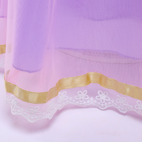 Halloween Cosplay European and American Children Sleeping Beauty Puffy Skirt Dress Ariel Princess Dress Festival Performance Girls' Dress 