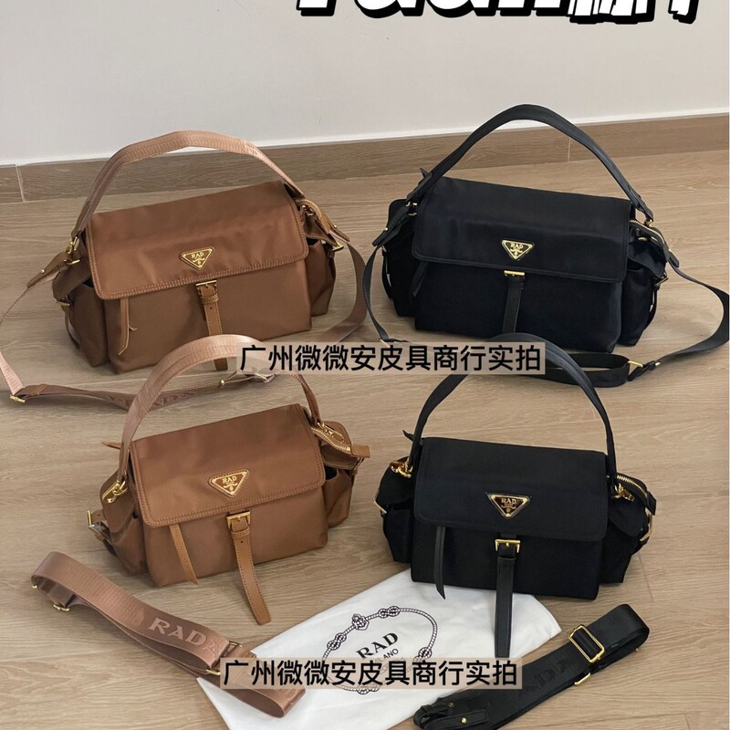 Hot-Selling Prato Commuter Couple's Messenger Bag, Light Luxury, High Aesthetic Value, Single Shoulder Crossbody Bag for Women, Large Capacity, Trendy Hot-Selling Prato Commuter Couple's Messenger Bag, Light Luxury, High Aesthetic Value, Single Shoulder Crossbody Bag for Women, Large Capacity, Trendy
