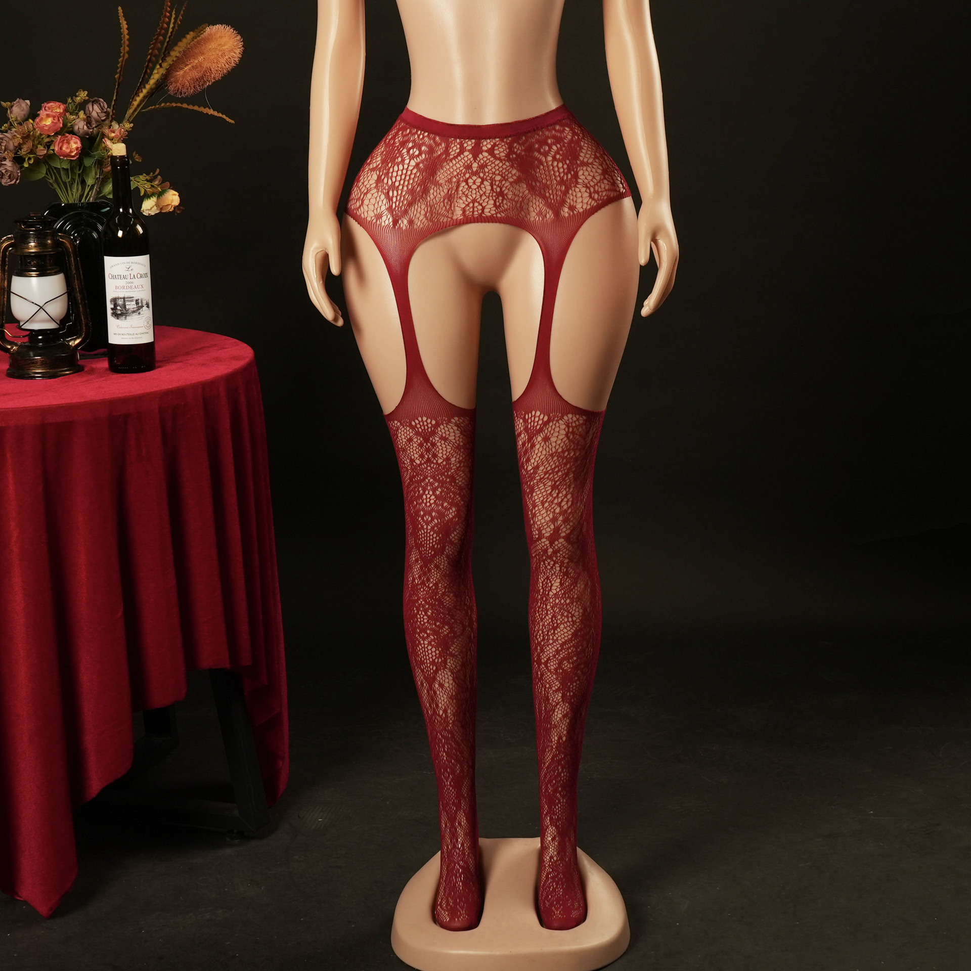 Yue mariposa transfronteriza amor calcetines anti-hock seda sexy cintura alta pura quiere usar calcetines en forma de piernas hermosas WK90 image 3