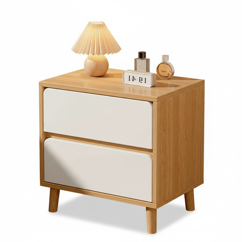 Tablero de cabezal de cama pequeño armario de almacenamiento en un dormitorio doméstico 2025 estante de alquiler simple armario de almacenamiento