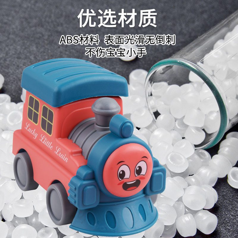 Nuevo puesto al por mayor prensa juguete coche niños inercia locomotora niño Tire hacia atrás coche kindergarten regalo