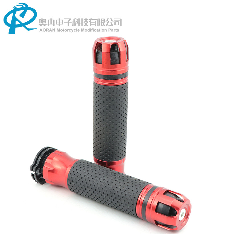 Motorcycle Modified Handlebar Grips, Scooter Aluminum Alloy Handlebar Grips, Cnc Grips 22mm, Ghost Fire Fuxi