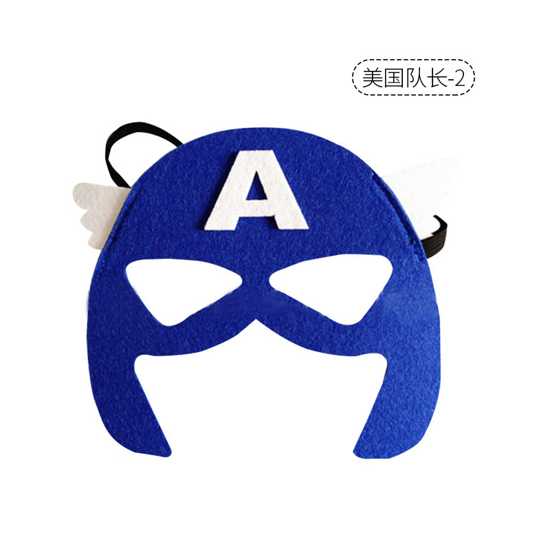 Creativa máscara de fieltro de Halloween máscara de ojos máscara de mascarada de Navidad niños máscara de anime de dibujos animados al por mayor