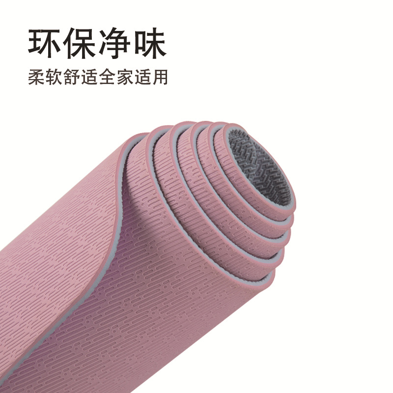 Ampliación TPE fabricantes de almohadillas de yoga estera antideslizante acústica estera de salto de cuerda estera de baile doméstica fábrica de estera
