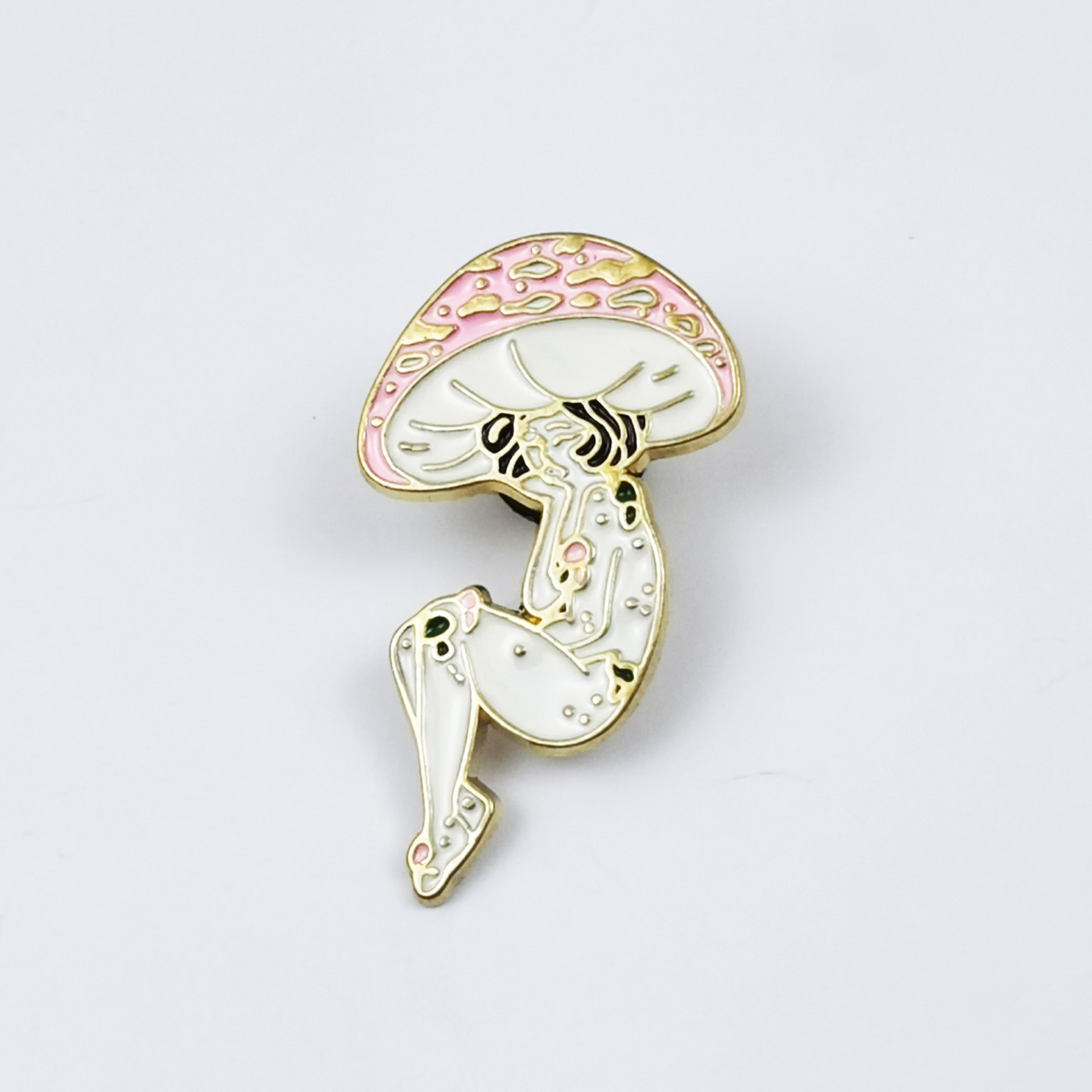 Bonito bolso de broche de aleación de tomate y huevo pequeño colgante joyería medalla ropa creativa accesorios broche broche