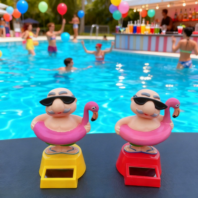 Новый трансграничный оптовый креативный умный датчик, качающийся подсолнечник, встряхивающая голова, черепаха, украшение интерьера автомобиля, украшения автомобиля