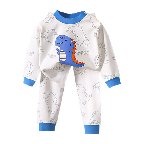 Children's underwear set pure cotton new boys' home clothes baby all-cotton warm girls' autumn clothes autumn pants children's clothing