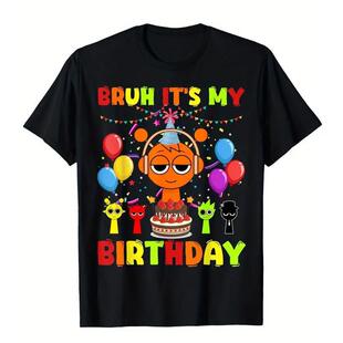 �W�a�羳��Sprunki Birthday T-shirt Boys Girls Youngsters' Ca