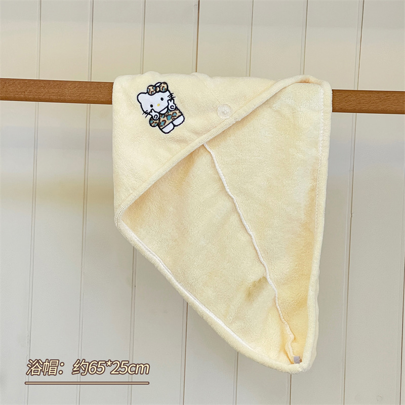 Toallas de baño para gatos lindas, toallas domésticas, sombreros de cabello secos, dormitorios que pueden ser usados, vestidos de baño, toallas de baño que no caen cabello