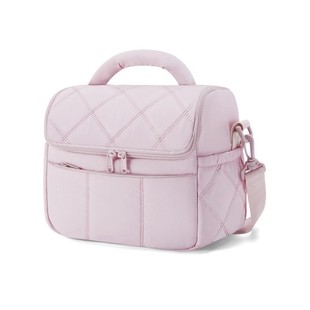Amazon New Ladies Insulated Lunch Bag Cute Quilted Lunch Box Lightweight Fluffy Waterproof Lunch Handbag