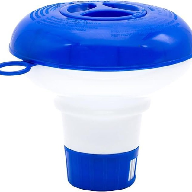 5寸游泳池消毒自动投药器 药丸浮盅 漂浮加药器 泡腾片浮水药盒