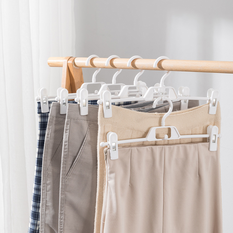 Pantalones retráctiles multifuncionales colgantes de mejora rotativos antideslizantes sin marcas estantes de pantalones perchas de secado domésticas perchas de ropa para ropa para ropa mayorista