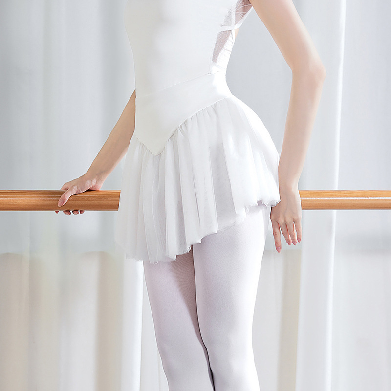 Ropa de ballet, ropa de danza china, ropa de entrenamiento para adultos, ropa de gimnasia, prendas de forma de manga de burbuja