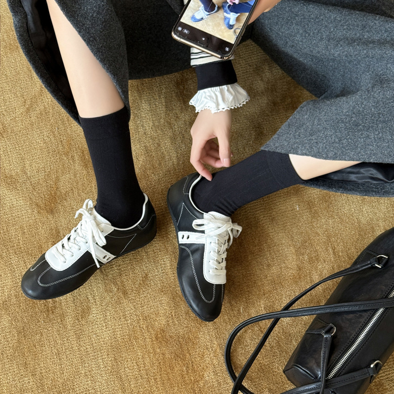 Marco&Joyce Casual Sneakers with Soft Soles, Early Spring New Niche Design Ballet-Style German Training Shoes for Women