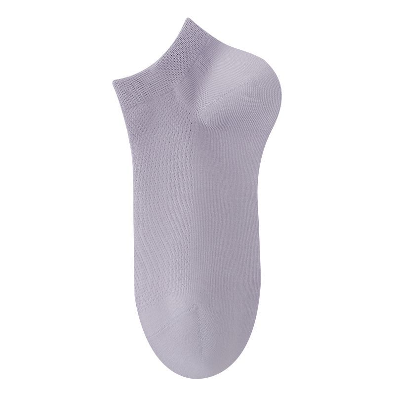 女性用靴下 夏用 薄手 綿100% メッシュ 通気性 無地 2025年新作 人気商品 卸売 湖北省諸曁市 源泉工場