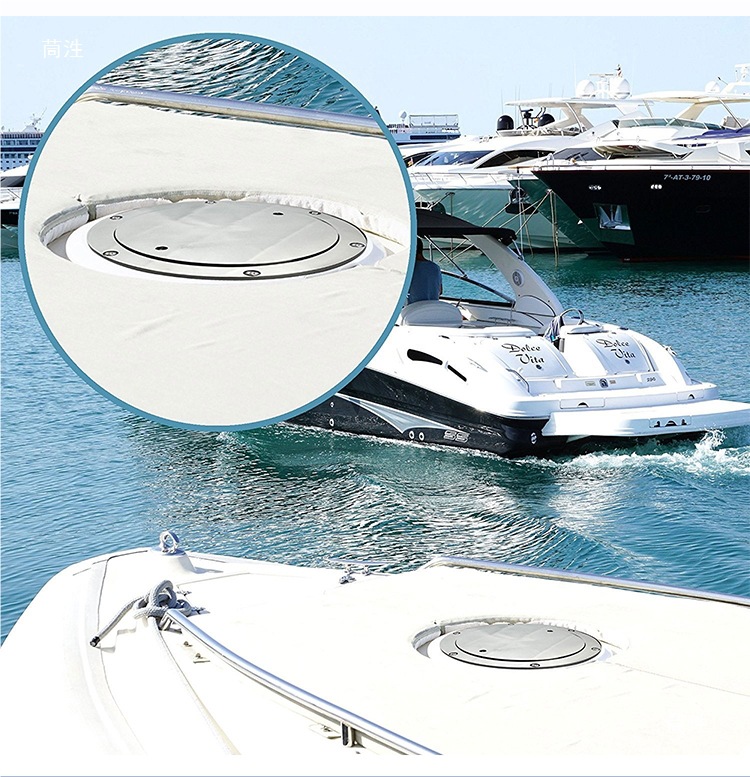 316 Stainless Steel Deck Cover Disc Yacht Inspection Cover Inspection Port Hatch Rv Marine Hardware Accessories