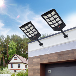 Manufacturer's New Cross-Border Solar Street Light Supply High-Brightness Led Integrated Human Body Sensor Light Outdoor Garden Light