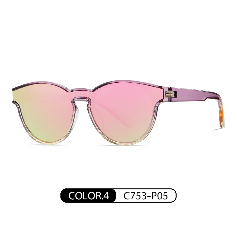 Directo de fábrica gafas de sol polarizadas TR7545 moda colorido ultra-ligero de una sola pieza gafas de sol de conducción