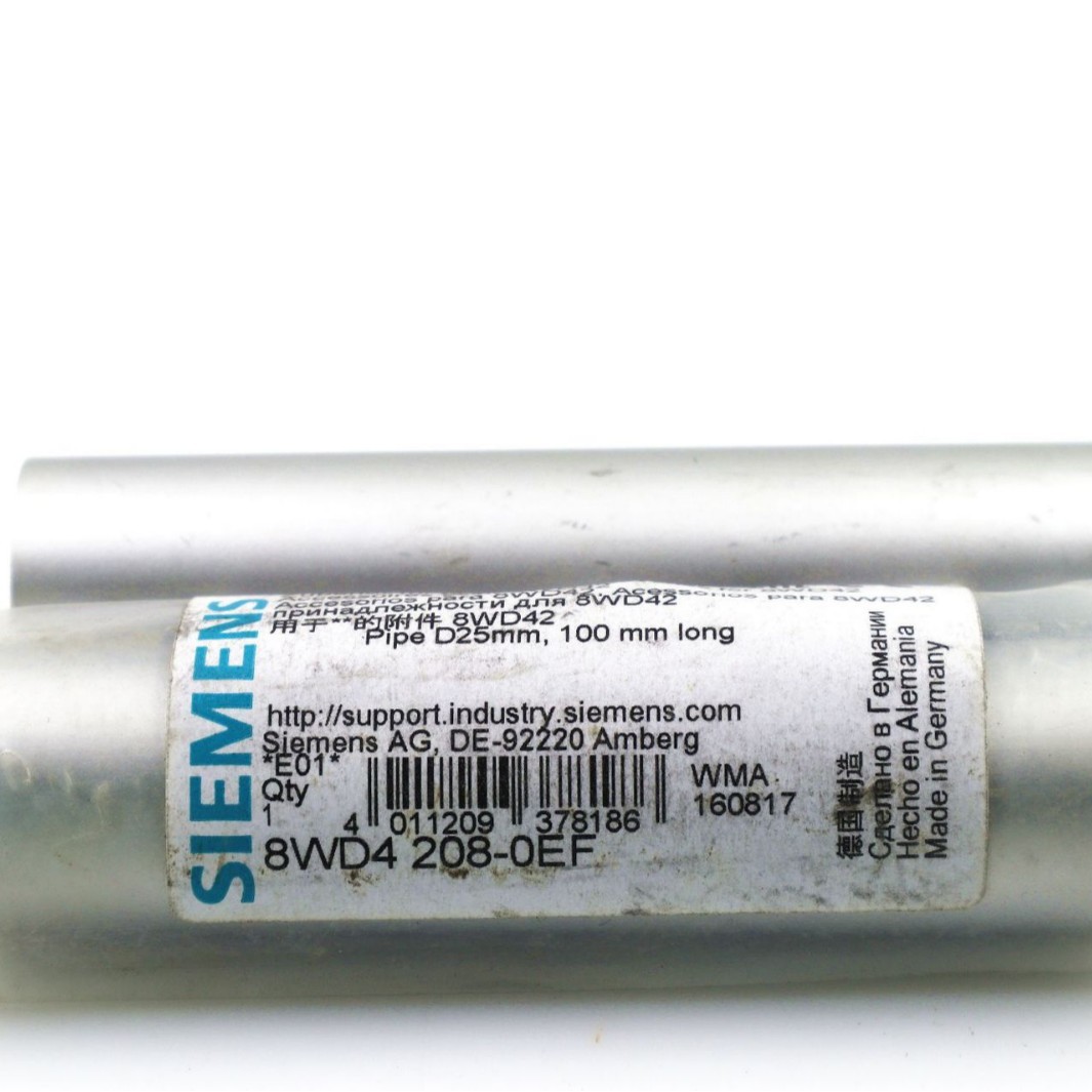现货原装德国西门子西门子信号灯连接管 长度100mm   8WD4208-0EF