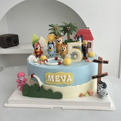 子供の誕生日ケーキの装飾の漫画の子犬の布の服の公の子供の男の子の女の子の赤ちゃんのデザートの台の装飾のプラグイン