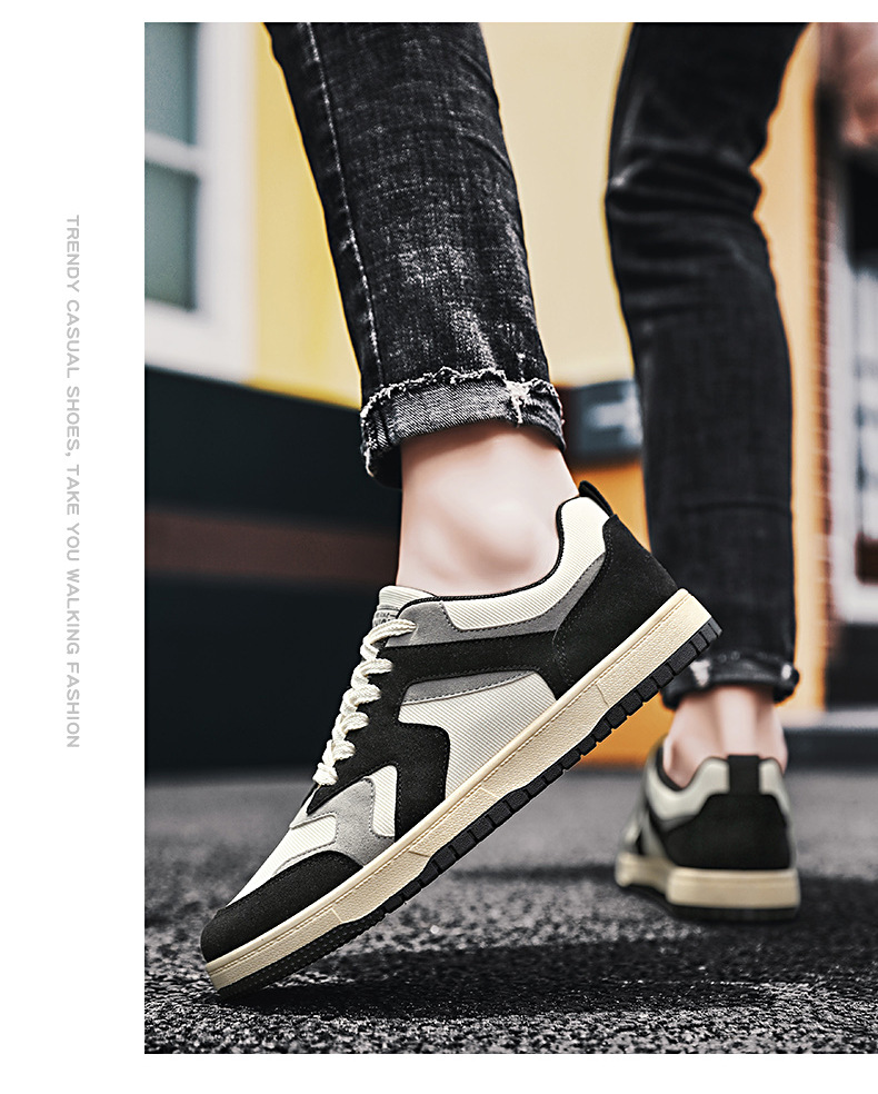 Men's 2023 new men's trend versatile Low Sneakers training sports casual student board trendy sports_voghion.com