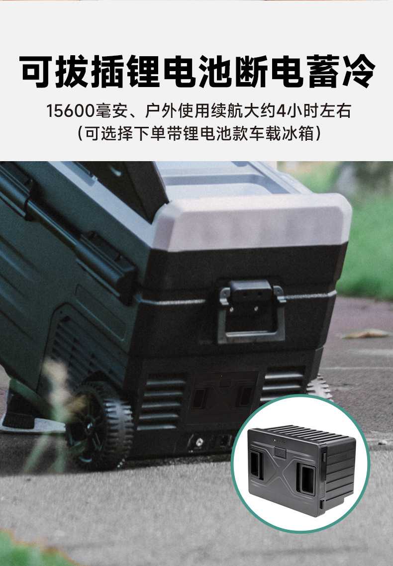 Ice Tiger Compressor Car Refrigerator Car Home Dual-use Refrigeration 12v24v Portable TW75 Dormitory Mini Refrigerator