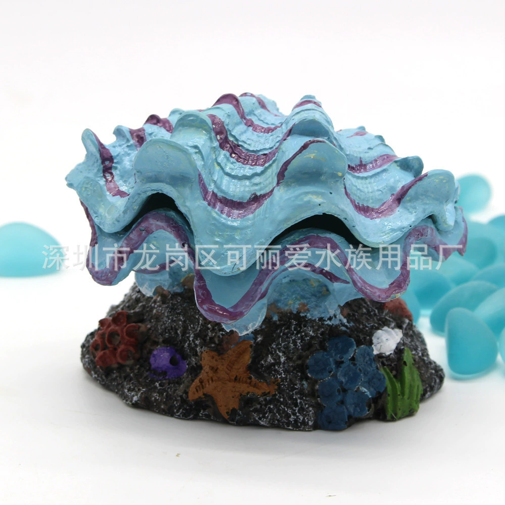 Жемчужный гребешок аквариум декоративный аквариум декоративный ракушка вспенивает камень соединяет аэробный насос пневматический украшения