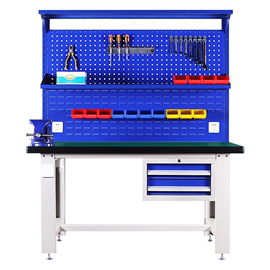 重型工作台钳工台车间操作台工厂防静电维修桌不锈钢实验桌工具桌